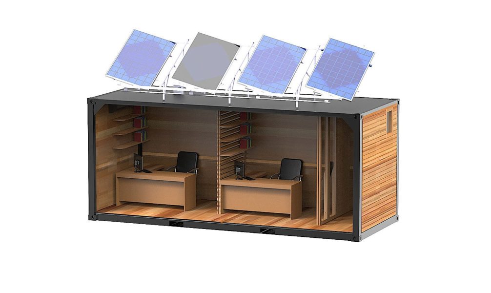 Complete Catia V5 3D Computer Added Design (CAD) model of the two people variant interior layout.