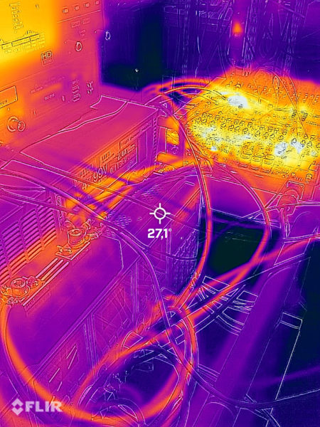 PCB hotspot detection using IR camera